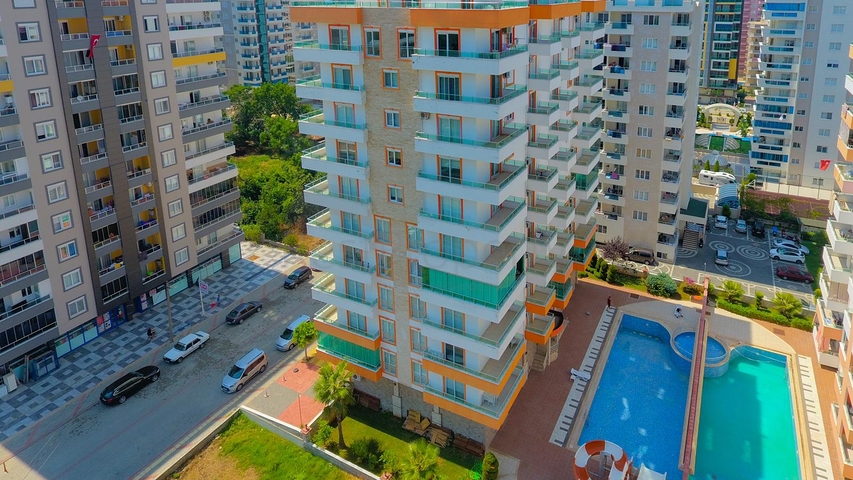 شقة عائلية انيقة مفروشة -تصميم 1+2 - في مهموتلار / الانيا 