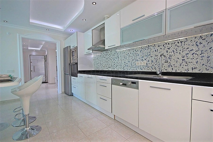 شقة عائلية انيقة مفروشة -تصميم 1+2 - في مهموتلار / الانيا 