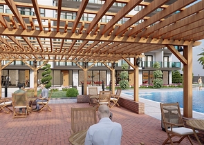 شقة 1 + 1 قيد الإنشاء في أفسالار