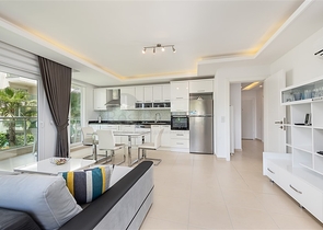 ضمن مجمع سكني عائلي - شقة غرفتين وصالة مفروشة - في افسلار / الانيا 