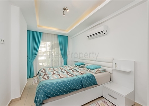 ضمن مجمع سكني عائلي - شقة غرفتين وصالة مفروشة - في افسلار / الانيا 