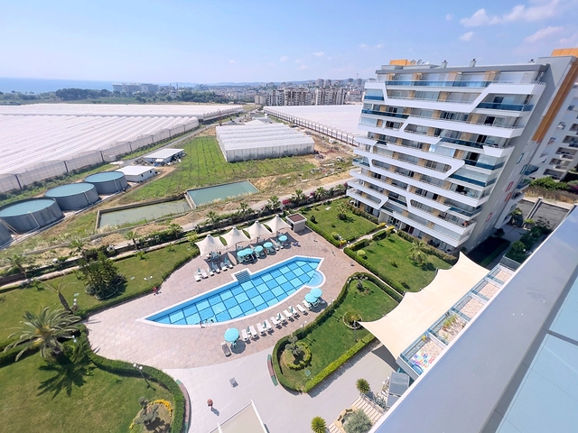 مجمع فاخر - شقة غرفتين وصالة مفروشة -في افسلار / الانيا 