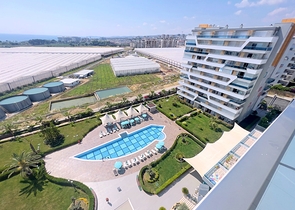 مجمع فاخر - شقة غرفتين وصالة مفروشة -في افسلار / الانيا 