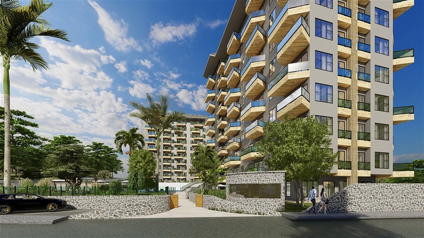 شقة 1+1 في مبنى تم بناؤه حديثا في منطقة أفسالار