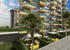 شقة 1+1 في مبنى تم بناؤه حديثا في منطقة أفسالار