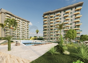 شقة 1+1 في مبنى تم بناؤه حديثا في منطقة أفسالار