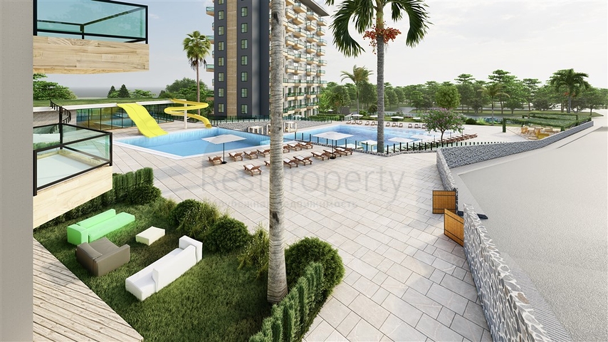 1 + 1 شقة في مجمع مع بنية تحتية غنية