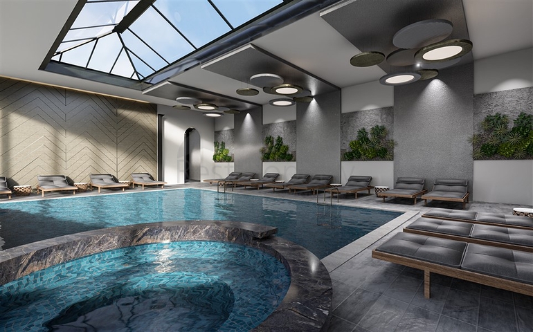 شقة بغرفة نوم واحدة مع إطلالات بانورامية على الجبل في منطقة محمودلار