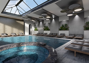 شقة بغرفة نوم واحدة مع إطلالات بانورامية على الجبل في منطقة محمودلار