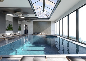 شقة بغرفة نوم واحدة مع إطلالات بانورامية على الجبل في منطقة محمودلار