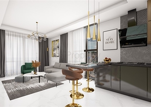 شقة 1+1 في منطقة مريحة في كارجيجاك