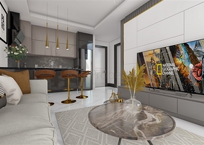 شقة 1+1 في منطقة مريحة في كارجيجاك