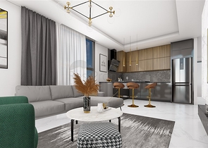 شقة 1+1 في منطقة مريحة في كارجيجاك