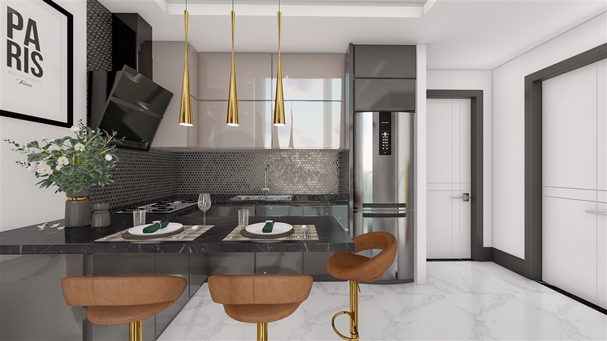 شقة 1+1 للبيع في منطقة كارجيجاك