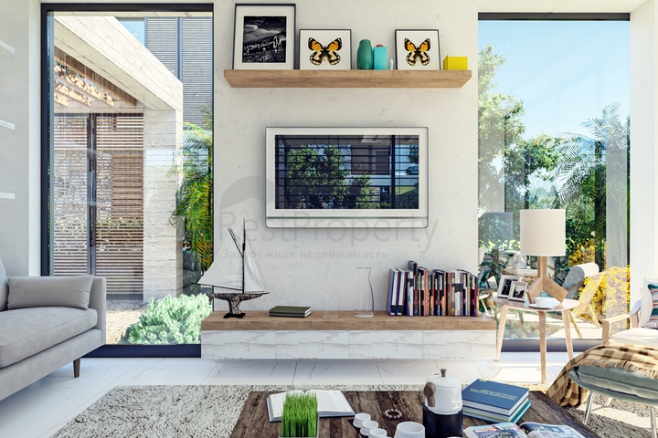 فلل جذابة محاطة بالطبيعة الخصبة