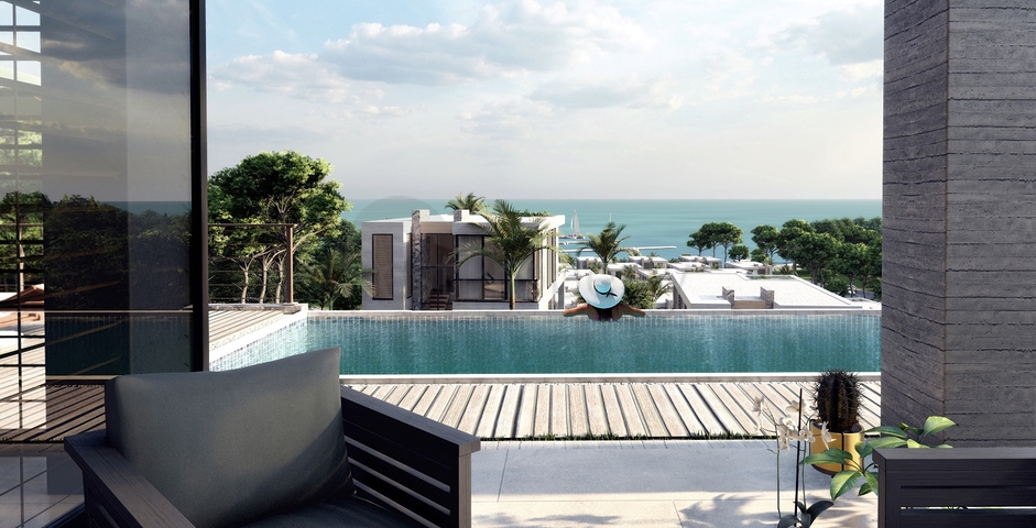 فلل جذابة محاطة بالطبيعة الخصبة