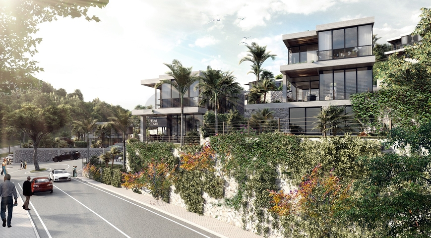 فلل جذابة محاطة بالطبيعة الخصبة