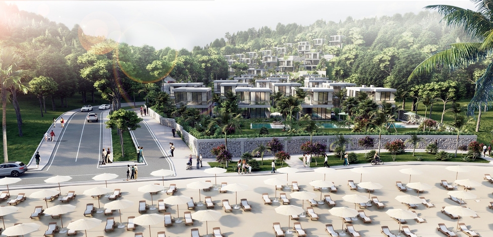 فلل جذابة محاطة بالطبيعة الخصبة