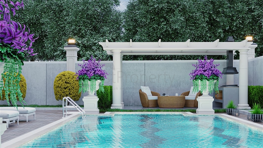 فيلا مطلة على البحر 5 + 1 في منطقة كارجيجاك