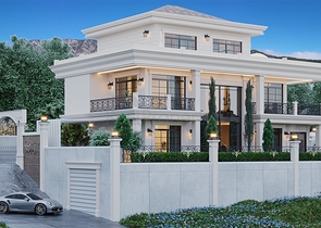 فيلا مطلة على البحر 5 + 1 في منطقة كارجيجاك