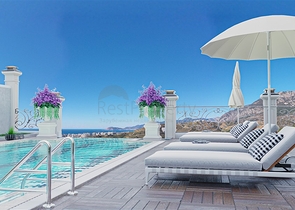 فيلا مطلة على البحر 5 + 1 في منطقة كارجيجاك