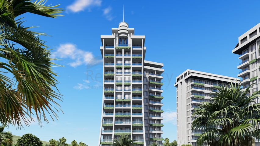 شقة 1+1 في مبنى تم بناؤه حديثا في منطقة محمودلار