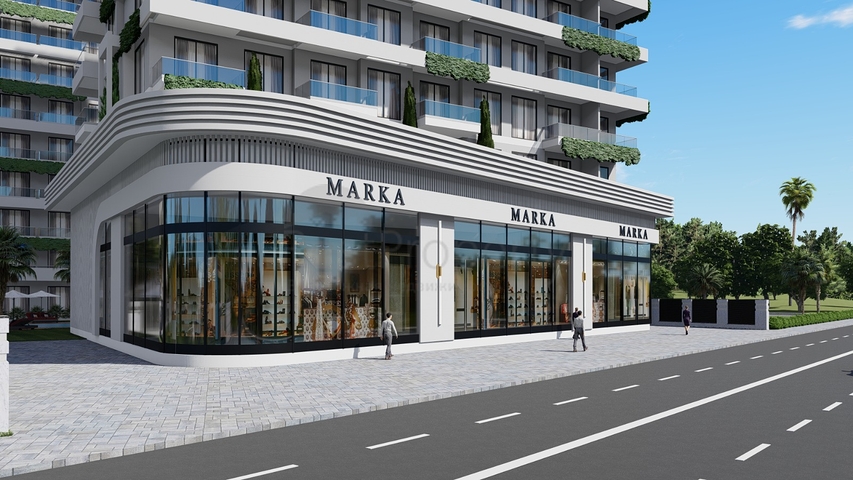 شقة 1+1 في مبنى تم بناؤه حديثا في منطقة محمودلار