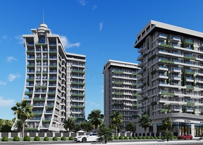 شقة 1+1 في مبنى تم بناؤه حديثا في منطقة محمودلار