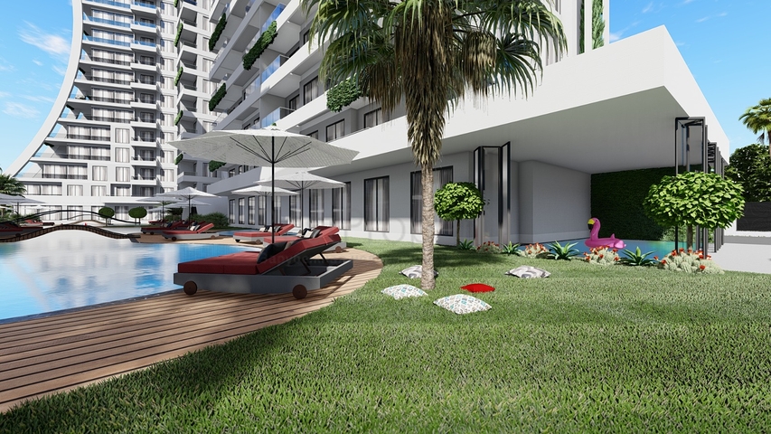 شقة بغرفة نوم واحدة في مجمع جديد