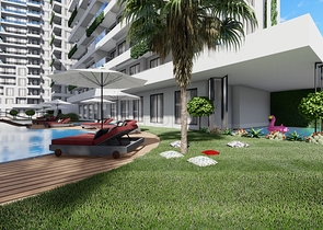 شقة بغرفة نوم واحدة في مجمع جديد