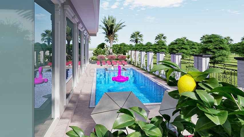 شقة 1+1 في منطقة محمودلار