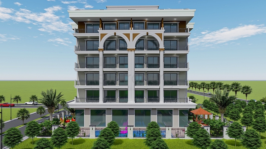 شقة 1+1 في منطقة محمودلار