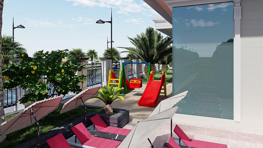 شقة 1+1 في منطقة محمودلار