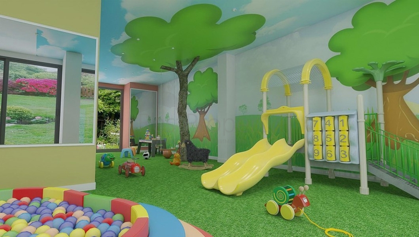 اطلالة بحر ساحرة - شقة ضمن مجمع فاخر -2 غرفة وصالة -في مهموتلار / الانيا 