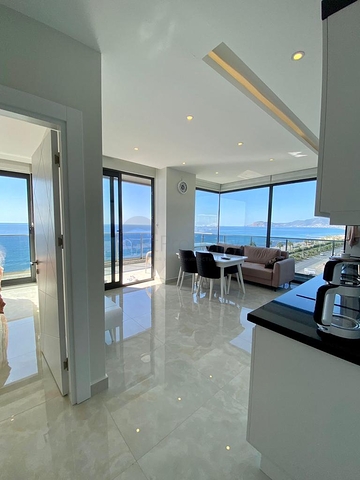 اطلالة بحر ساحرة - شقة ضمن مجمع فاخر -2 غرفة وصالة -في مهموتلار / الانيا 