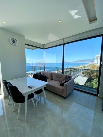 اطلالة بحر ساحرة - شقة ضمن مجمع فاخر -2 غرفة وصالة -في مهموتلار / الانيا 