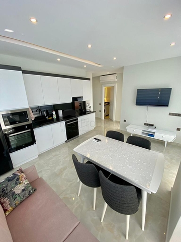 اطلالة بحر ساحرة - شقة ضمن مجمع فاخر -2 غرفة وصالة -في مهموتلار / الانيا 