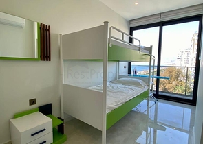 اطلالة بحر ساحرة - شقة ضمن مجمع فاخر -2 غرفة وصالة -في مهموتلار / الانيا 