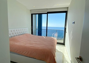 اطلالة بحر ساحرة - شقة ضمن مجمع فاخر -2 غرفة وصالة -في مهموتلار / الانيا 