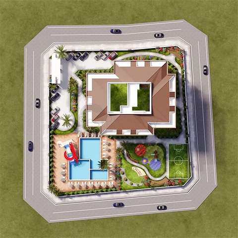 مجمع جديد قيد الإنشاء في منطقة واعدة في غازي باشا