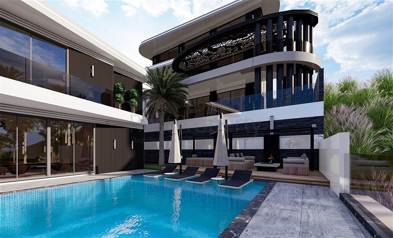 فيلا بريميوم 4 + 1 في وسط ألانيا