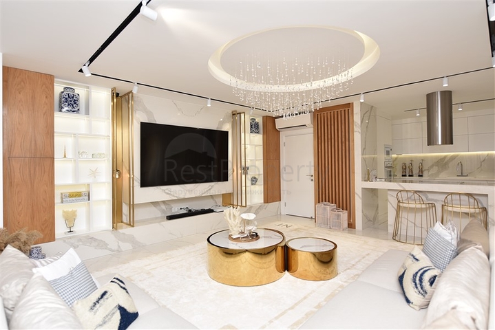 شقة فاخرة 4 + 1 في مجمع ألانيا المرموق