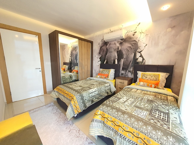 شقة 2+1 مطلة على البحر في منطقة جيكجيلي