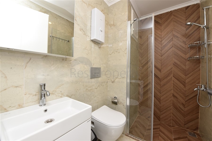 شقة بغرفة نوم واحدة في مبنى جديد على بعد 250 متر من البحر الأبيض المتوسط