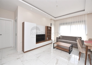 شقة بغرفة نوم واحدة في مبنى جديد على بعد 250 متر من البحر الأبيض المتوسط