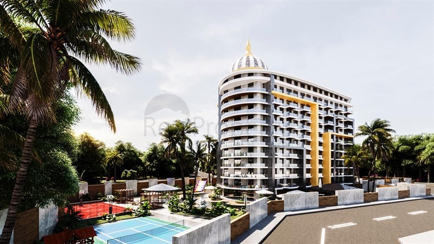 مشروع جديد مع البنية التحتية للفنادق في غازي باشا