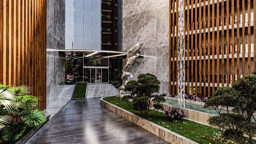 مشروع جديد مع البنية التحتية للفنادق في غازي باشا