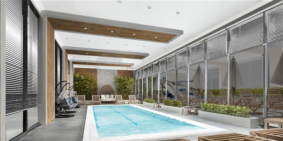 شقة مفروشة 1 + 1 في مجمع أفسالارا الجديد