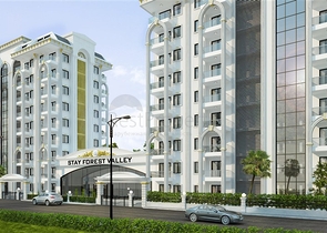 شقة مفروشة 1 + 1 في مجمع أفسالارا الجديد