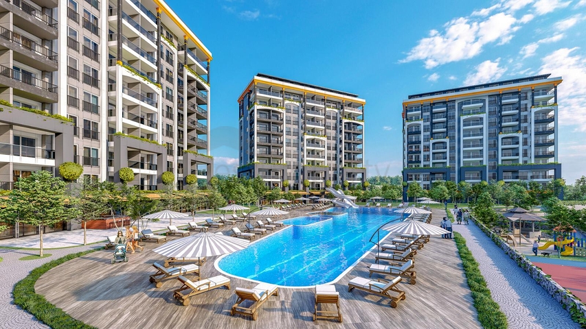 شقق في مجمع فاخر في أفسلار